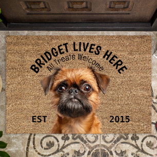 Paillasson Brussels Griffon Personnalisé Animal de compagnie