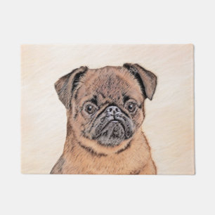 Paillasson Bruxelles Griffon Smooth Painting Original Chien A