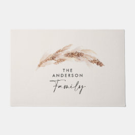 Paillasson Budget moderne naturel pampas herbe cadeau famille