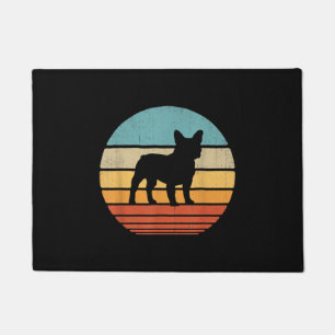 Paillasson bulldog français silhouette 60s les années 70 ca