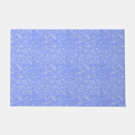 Paillasson Bulles Bleues Et Blanches