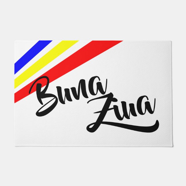 Paillasson Buna Ziua - beau jour dans le Roumain (Devant)