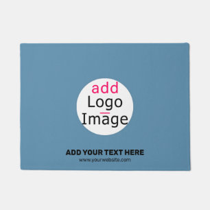 Paillasson Business Chic Promo personnalisable Dusty Blue
