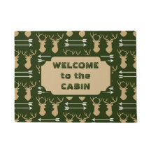 Cabine Motif Deer Antler Arrow