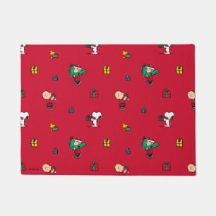 Paillasson cacahuètes   Cadeau de Noël Rouge