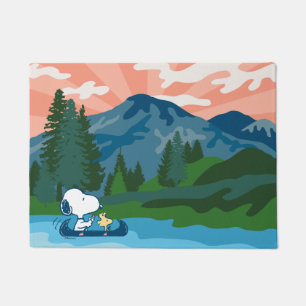 Paillasson cacahuètes   Canoë Snoopy & Woodstock