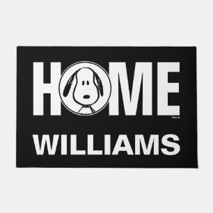 Paillasson cacahuètes   Cercle de snoopy   Personnalisé