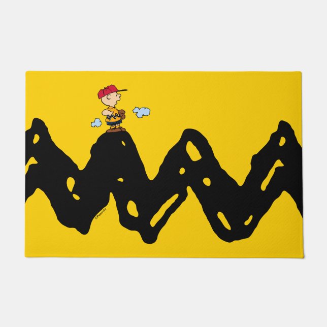 Paillasson cacahuètes | Charlie Baseball Brown (Devant)