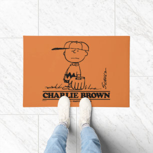Paillasson cacahuètes   Charlie Brown Jouer à la balle