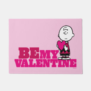 Paillasson cacahuètes   Charlie Brown Soyez ma Saint Valentin