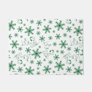 Paillasson cacahuètes   Christmas Snoopy Let It Snow Motif