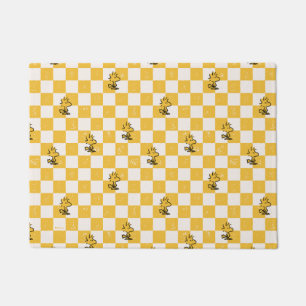 Paillasson cacahuètes Drapeau À damiers bois