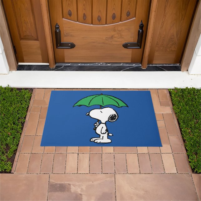 Paillasson cacahuètes | Parapluie vert Snoopy (De plein air)