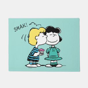 Paillasson cacahuètes Saint Valentin Lucy & Schroeder Kis