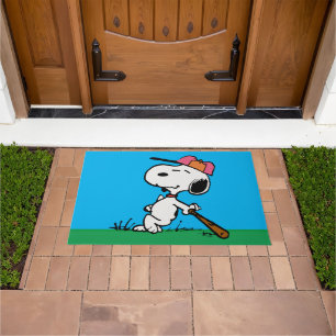 Paillasson cacahuètes   Snoopy at Bat