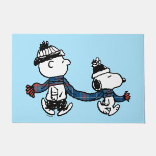 Paillasson cacahuètes Snoopy & Charlie Brown Winter Scarf