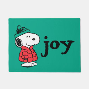 Paillasson cacahuètes   Snoopy Chat d'hiver et Casquette