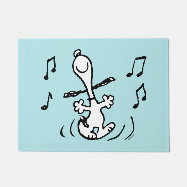 Paillasson cacahuètes | Snoopy Dancing (Devant)
