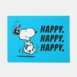 Paillasson cacahuètes   Snoopy Happy Dance