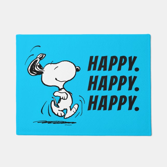 Paillasson cacahuètes | Snoopy Happy Dance (Devant)