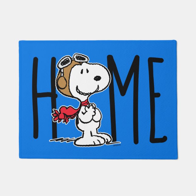 Paillasson cacahuètes | Snoopy L'As Volant (Devant)