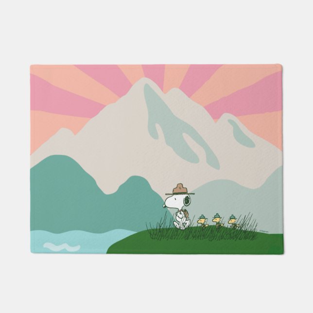 Paillasson cacahuètes | Snoopy Leader du Pack (Devant)