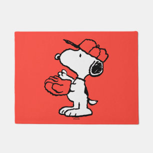 Paillasson cacahuètes   Snoopy Making the Catch