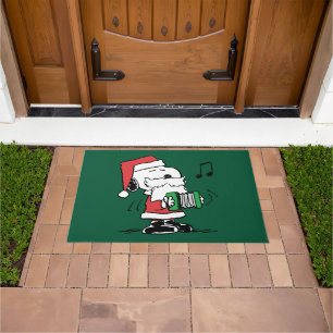 Paillasson cacahuètes Snoopy Santa Claus Accordian