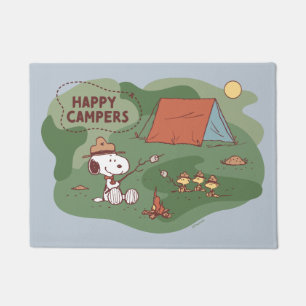Paillasson cacahuètes   Snoopy & Woodstock Happy Campers