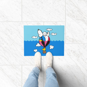 Paillasson cacahuètes   Snoopy & Woodstock Hot Air Balloon