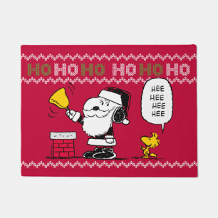 Paillasson cacahuètes Snoopy & Woodstock Père Noël Bell Rin