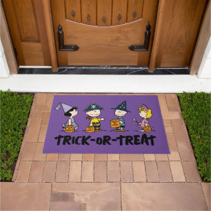 Paillasson cacahuètes   Tricoter ou traiter l'Halloween