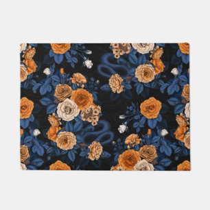 Paillasson Caché en rose, orange et bleu