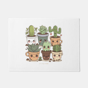 Paillasson Cactus Florist Funny Succulent Lover Plante pointi