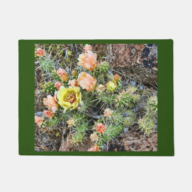 PAILLASSON CACTUS FRAGILE DE PRICKLY-PEAR (Devant)