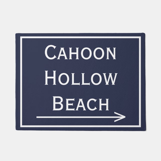 Paillasson Cahoon Hollow Beach Wellfleet MA Doormat (Devant)