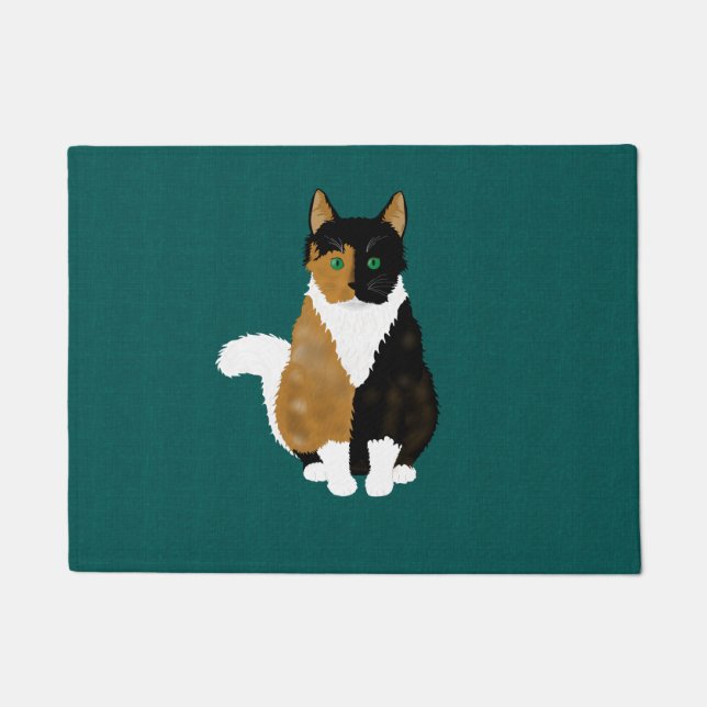 Paillasson Calico Cat Door (Devant)