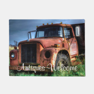 Paillasson Camion de ramassage international Antique Red