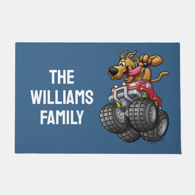 Paillasson Camion monstre Scooby-Doo | Ajouter Votre Nom (Devant)