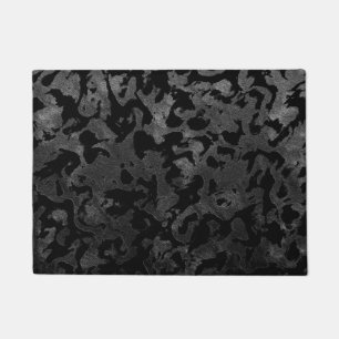 Paillasson Camouflage moderne Camo-noir et gris foncé