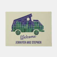 Camper Van avec une tente pop up personnalisée
