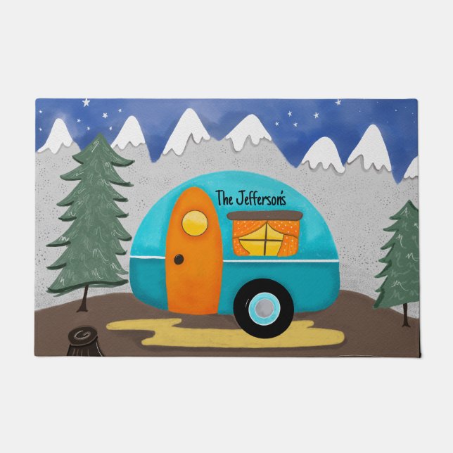 Paillasson Camping Retro RV (Devant)