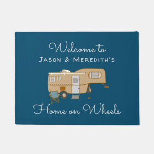 Paillasson Camping Trailer 5th Wheel Welcome Home