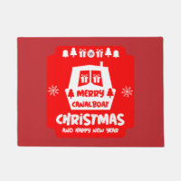 Canal de Narrowboat Noël Noël Noël cadeaux