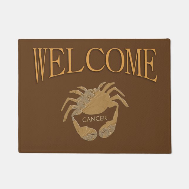 Paillasson Cancer Crabe Zodiac (Devant)