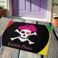Capitaine Grace - Pirate house mat, Pirates Flag