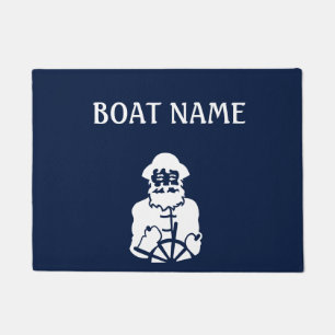 Paillasson Capitaine - Mat à quai personnalisé