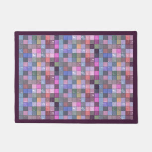 Paillasson Carreaux de mosaïque - Couleurs Musulées