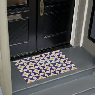 Paillasson Carreaux portugais - Azulejo Motif Design