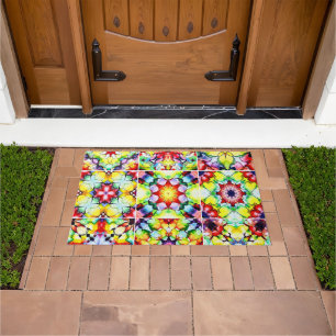 Paillasson Carrelage méditerranéen, Carreaux d'encre d'alcool